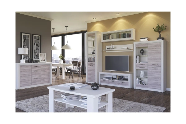 Шкаф-витрина 1V1D ОЛИВИЯ