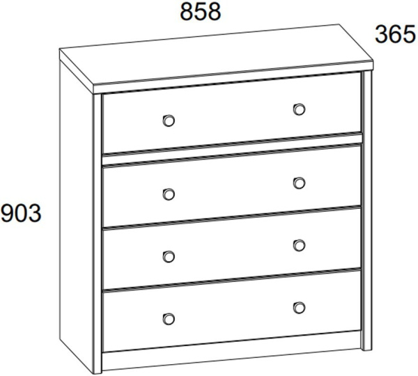 Комод 4S/D2 ДИЗЕЛЬ