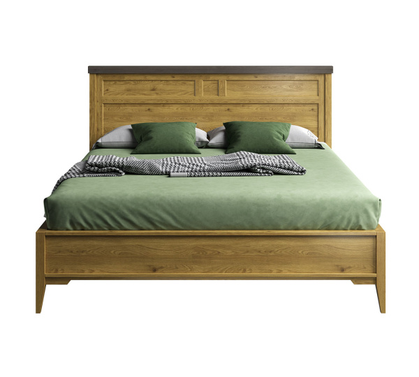 Кровать двуспальная Бон Вояж 160*200 (Антик 24/колониал(ФА))