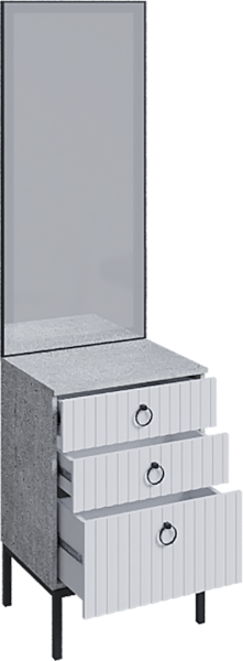 Тумба Бержер с зеркалом