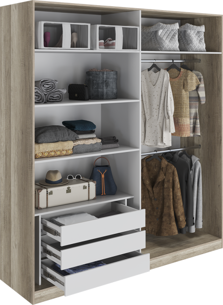 Шкаф Доминго 4 двери глухие