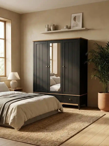 Шкаф NN 33 Пенни комбинированный с 1-м зеркалом