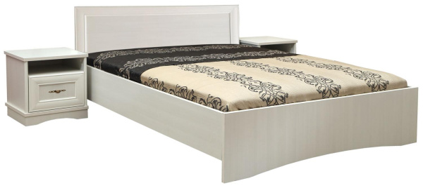 Кровать 2-16 Турин П7.036.1.01 (П036.121М) (Сосна карелия)