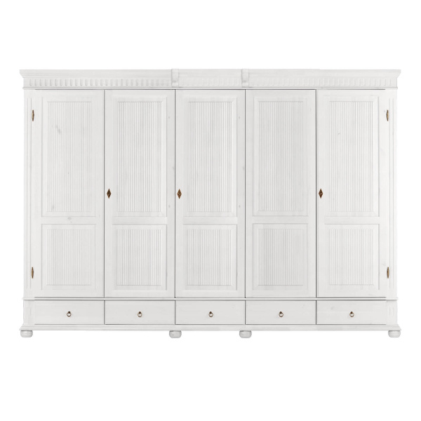 Шкаф Хельсинки 5 GT M(N) (белый воск)