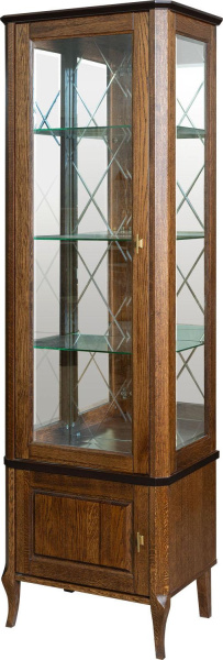 Шкаф с витриной Нокс П4.988.0.01-01 (Черешня)