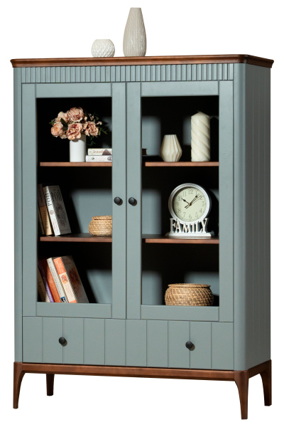 Сервант Вида №7 (Фасад Ёлка, Цвет Эмаль,  Высота ножек 180)