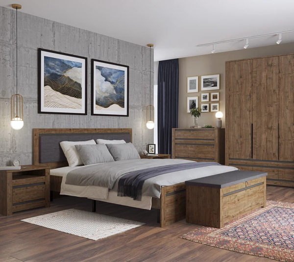 Кровать с подъемным механизмом с м. э. КАДА S404-LOZ160х200