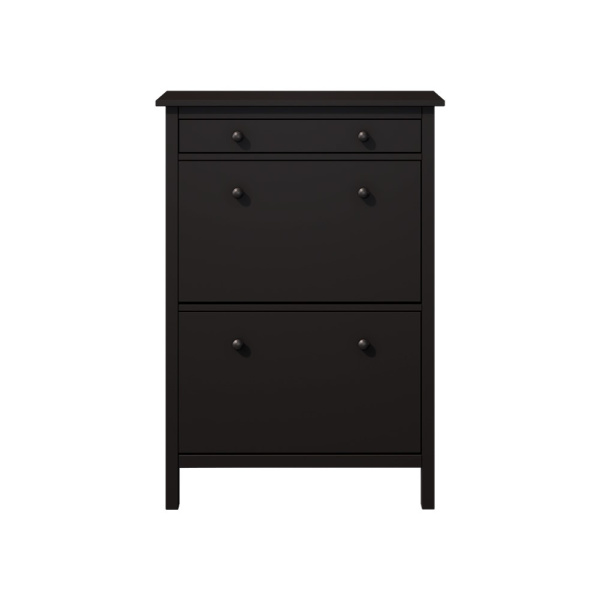Тумба для обуви 3 ящика Кымор Hemnes (Цвет Черный)