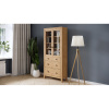 Шкаф витрина 3 ящика широкий Кымор Hemnes