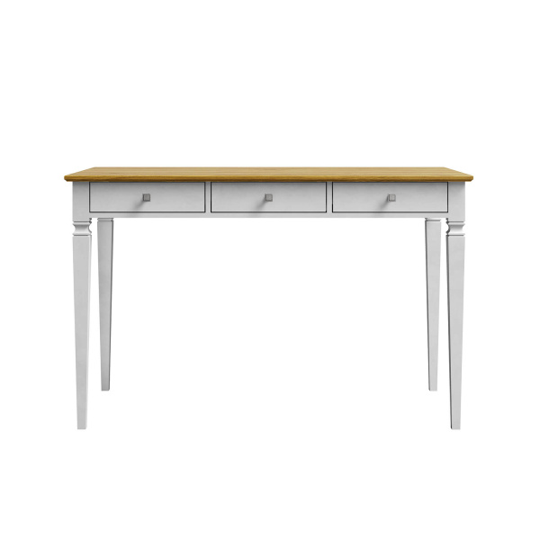 Стол письменный Ольса-С 003 (белый лак + антик №24)