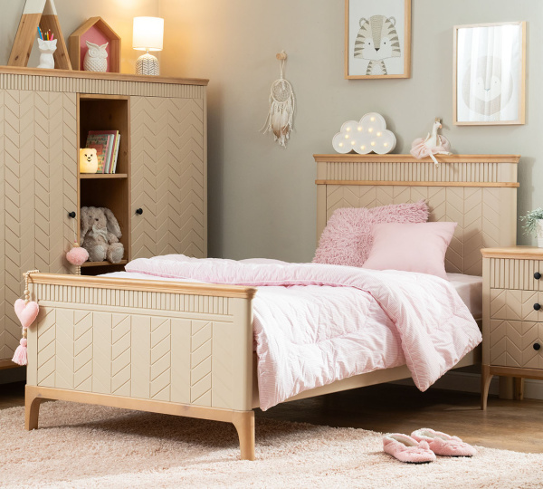 Кровать односпальная Вида №17 (800х1600 эмаль)