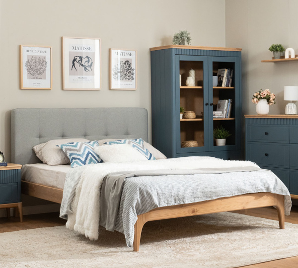 Кровать мягкая односпальная Вида №28