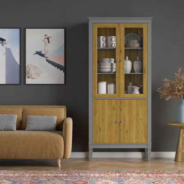 Шкаф для посуды Ольса-С 220