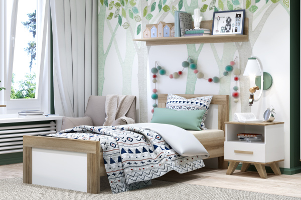 Кровать односпальная Вега Скандинавия