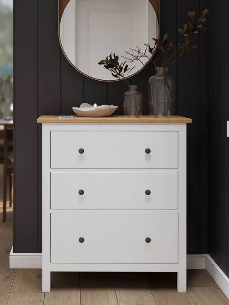 Комод 3 ящика MINI Кымор Hemnes