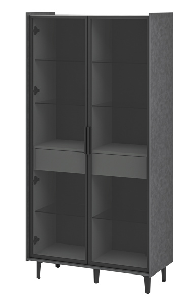 Шкаф комбинированный Модена МН-048-22 (Лунный камень)