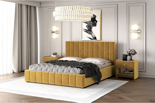 Кровать двуспальная Нельсон Вертикаль