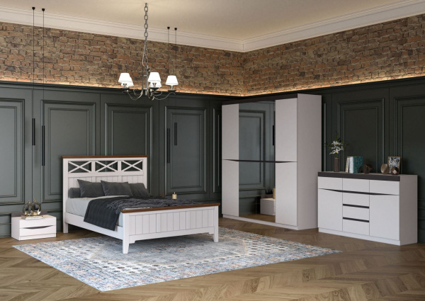 Шкаф распашной Тиана NEW ШР-4 с зеркалом