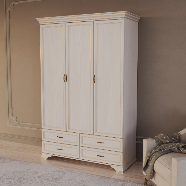 Шкаф распашной трехдверный Сиена