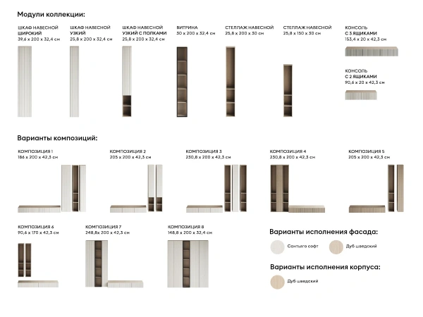 Стеллаж навесной Canto