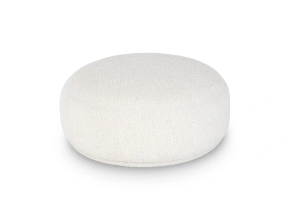 Пуф Fabro круглый (Ткань Buckle white)