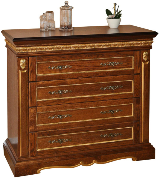 Комод Милана 11с П4.265.1.11(294.11с) (Черешня с золочением)