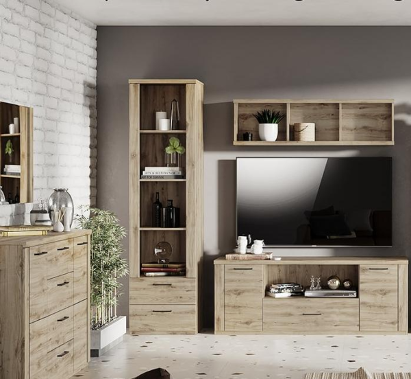 Шкаф с витриной 1V2S ДОРСЕТ