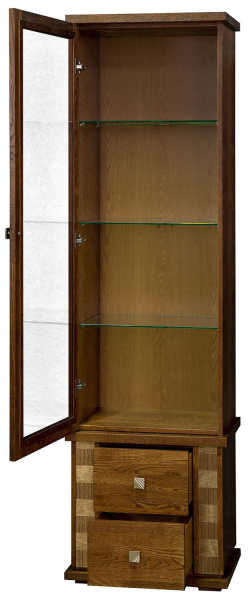 Шкаф с витриной Тунис П6.343.0.21-01 (П343.21Ш)