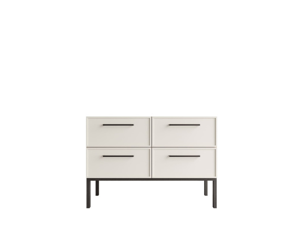 Комод с четырьмя ящиками Nicole (Цвет Белый)