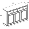Тумба 3D2S ТОСКАНА НЬЮ