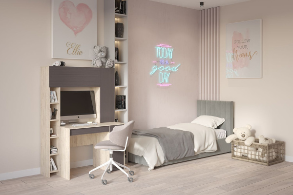 Кровать односпальная Нельсон Вертикаль