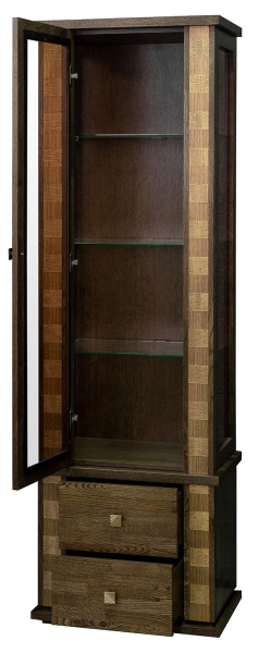 Шкаф с витриной Тунис П6.343.0.19-01 (П343.19Ш)
