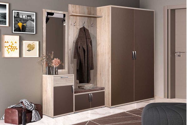 Тумба для обуви П564.07 от н/м для прихожей Верес