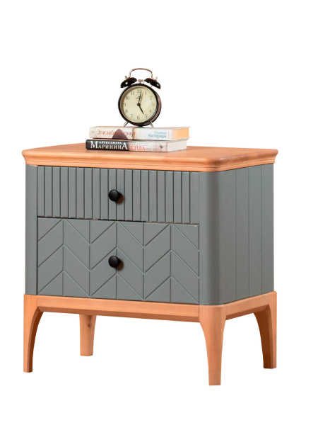 Тумба Вида №5 (Фасад Ёлка, Цвет Эмаль,  Высота ножек 180)