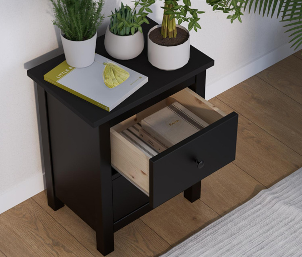 Тумба прикроватная 2 ящика Кымор