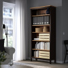Стеллаж Кымор Hemnes (черный/светло-коричневый)