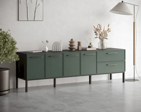 Комод с четырьмя дверками и двумя ящиками Nicole