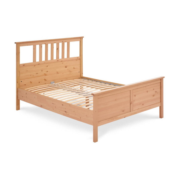 Кровать двуспальная Кымор Hemnes 140*200 (светло-коричневый)