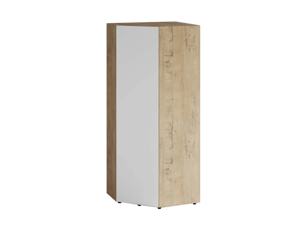 Шкаф Modus угловой / правый (Корпус Дуб Бунратти, Фасад Белый)