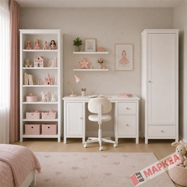 Шкаф для одежды Кантри Hemnes 11 ММЦ (Белый лак)