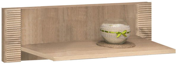 Полка консольная Гресс П6.501.0.20 (П501.20) (Дуб Сонома светлый)