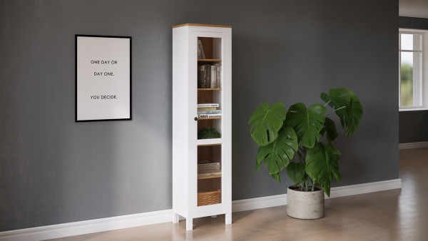 Шкаф витрина Кымор Hemnes дверь ст/ст