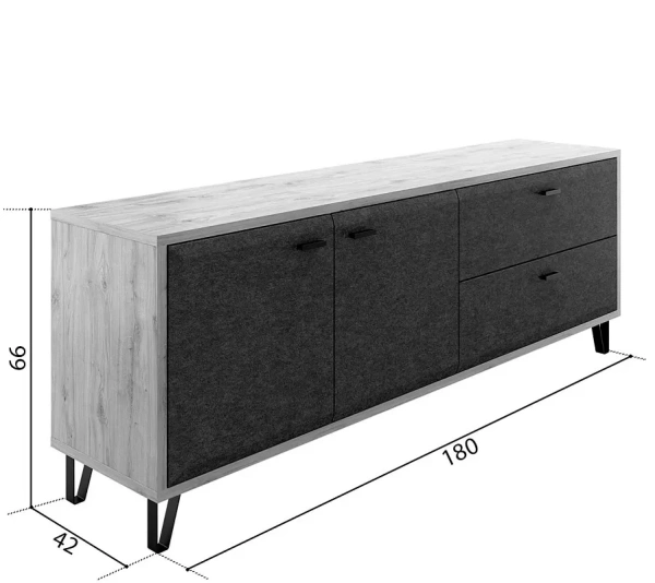 Тумба ГРЕЙС RTV2D2S