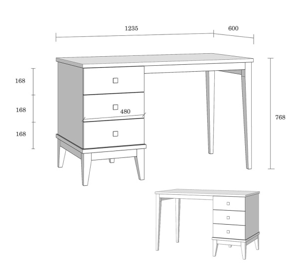 Стол письменный Бон Вояж 003