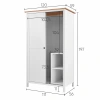 Шкаф двухдверный Кымор Hemnes