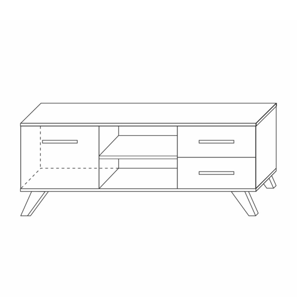 Тумба под ТВ Вега Скандинавия