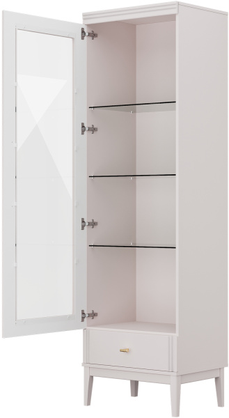 Шкаф с витриной Джали 1 дверь