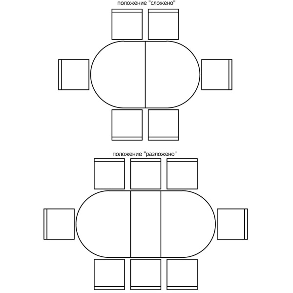 Стол обеденный Верди П4.487.4.14 (П106.08-01)