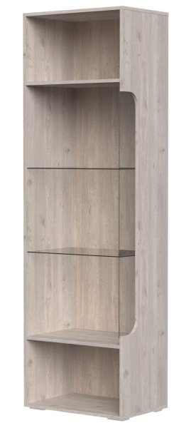 Шкаф с витриной Бриз 1 дверь