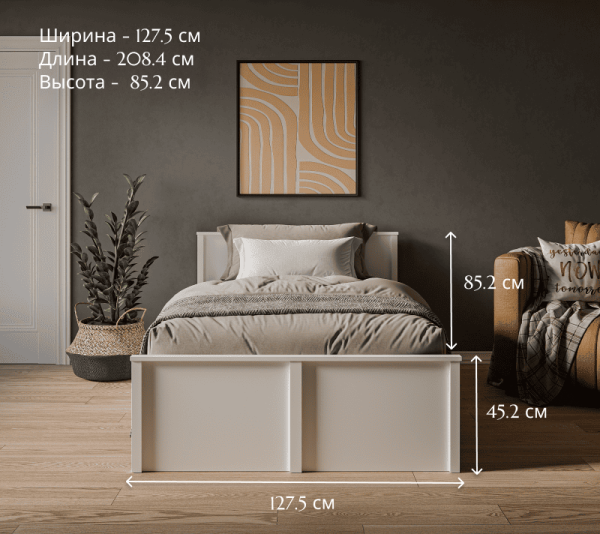 Кровать б.о. ЕВА LOZ120х200